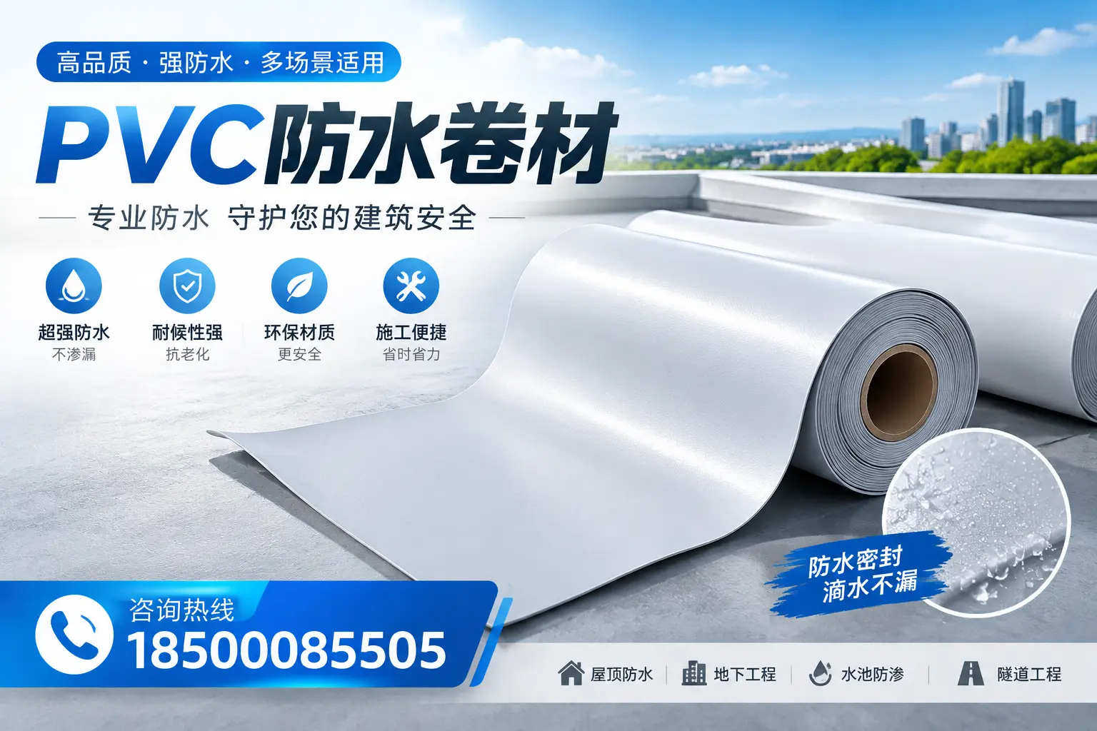 PVC防水卷材的市场竞争分析，湛江品牌选择参考