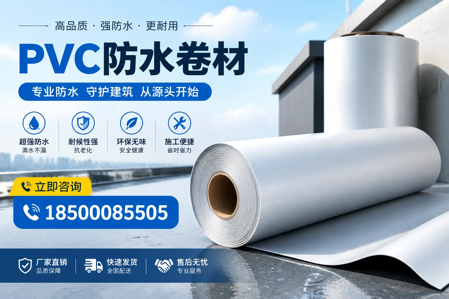 如何评估PVC防水卷材的性价比?湛江消费者必看